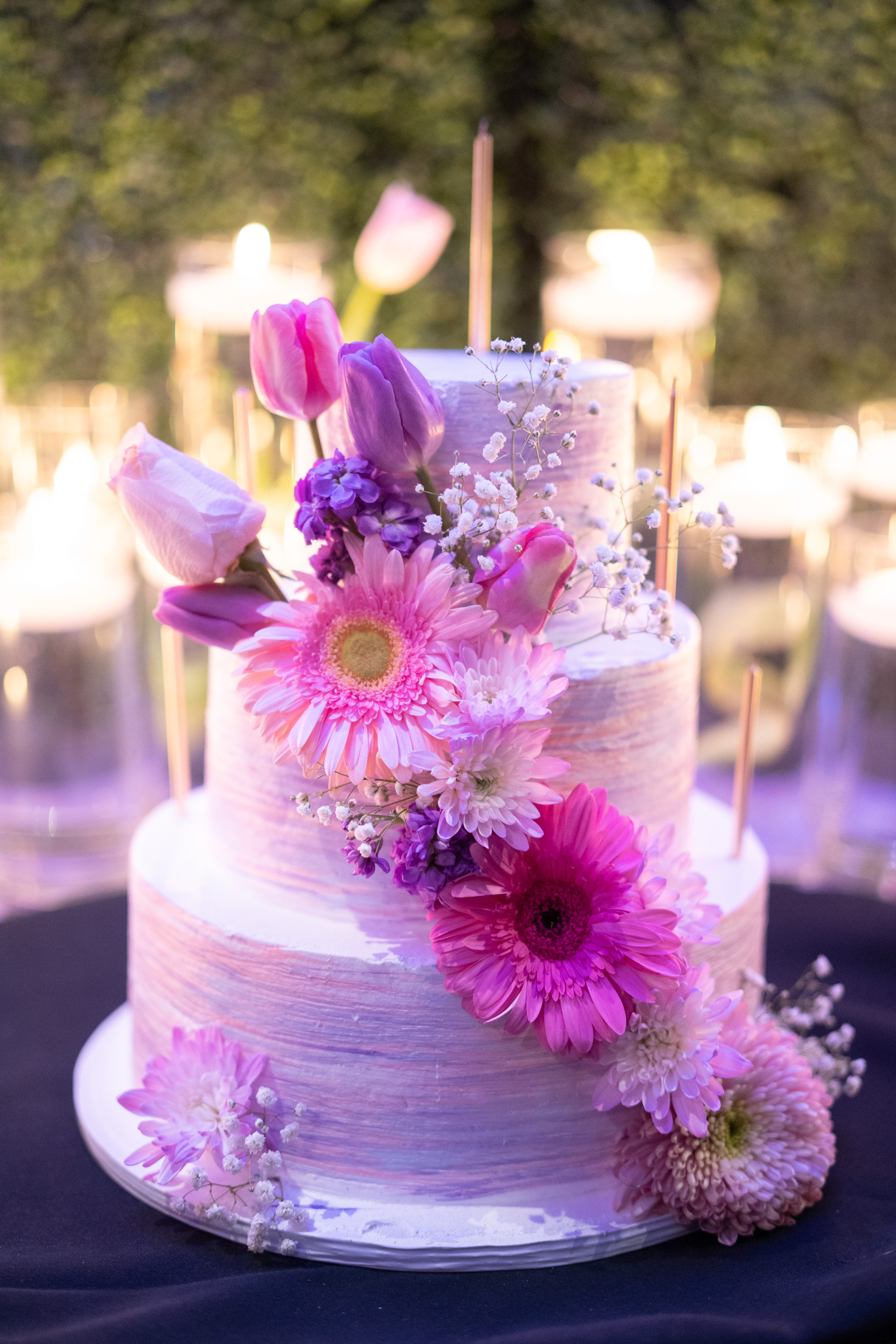 Oh wow, what flowers can do.  There is nothing better than a stunningly design cake that holds so true to the theme of the event